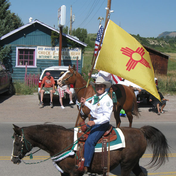 Chama Days parade, Chama New Mexico, Rio Arriba County 